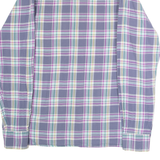 TOMMY HILFIGER Custom Fit Mens Shirt Purple Plaid Long Sleeve L