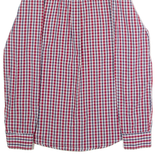BEN SHERMAN Mens Shirt Red Gingham Long Sleeve S