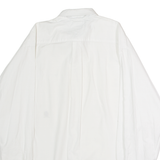 TOMMY HILFIGER Mens Plain Shirt White Long Sleeve L