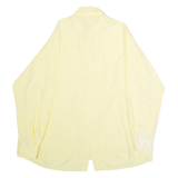 STURZENEGGER Womens Plain Shirt Yellow 80s Long Sleeve UK 20