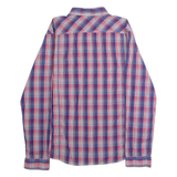 ESPRIT Slim Fit Mens Shirt Blue Check Long Sleeve XL