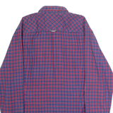 HILFIGER DENIM Slim Fit Mens Shirt Blue Check Long Sleeve 2XL