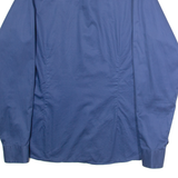DKNY Mens Plain Shirt Blue Long Sleeve XL