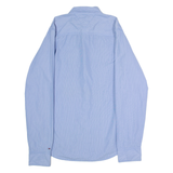 HILFIGER DENIM Mens Shirt Blue Striped Long Sleeve L