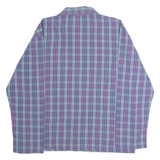 CALVIN KLEIN Womens Shirt Blue Check Long Sleeve M