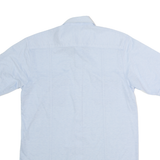 JOCKEY INTERNATIONAL Mens Plain Shirt Blue 80s M