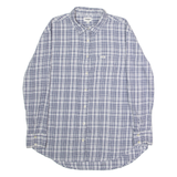 WRANGLER Womens Shirt Blue Check Long Sleeve S