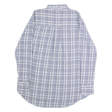 WRANGLER Womens Shirt Blue Check Long Sleeve S