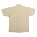 GEOFF ANDERSON Mens Plain Shirt Beige S
