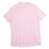 DIESEL Womens Shirt Pink Floral L