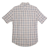 GUESS Mens Shirt Beige Check S