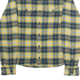 LEVI'S Relaxed Fit Mens Lumberjack Shirt Yellow Check Long Sleeve XXS