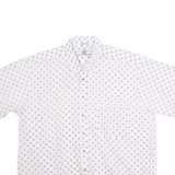 RENATE BARZINI Womens Shirt Purple 90s Polka Dot L