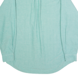 NAUTICA Mens Plain Shirt Green Long Sleeve L