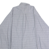 NAUTICA Mens Shirt Black Houndstooth Long Sleeve L