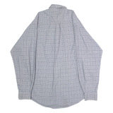 NAUTICA Mens Shirt Black Houndstooth Long Sleeve L