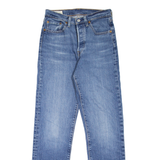 LEVI'S 501 BIG E Jeans Womens Blue Regular Straight Stone Wash W25 L30