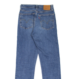 LEVI'S 501 BIG E Jeans Womens Blue Regular Straight Stone Wash W25 L30