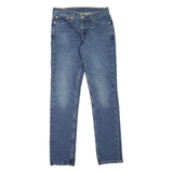 LEVI'S 511 Jeans Mens Blue Slim Straight Stone Wash W28 L32