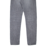 LEVI'S 512 BIG E Jeans Mens Grey Slim Tapered Stone Wash W33 L34