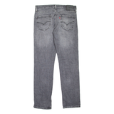 LEVI'S 511 Jeans Mens Grey Slim Straight Stone Wash W33 L32
