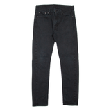 LEVI'S 510 Jeans Mens Black Slim Skinny W30 L27