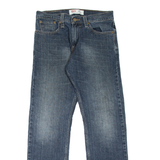 LEVI'S 514 Jeans Mens Blue Slim Straight Stone Wash W29 L30