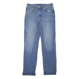 LEVI'S 514 Jeans BIG E Mens Blue Slim Straight Stone Wash W28 L32