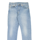 LEVI'S 512 BIG E Jeans Mens Blue Slim Tapered Stone Wash W29 L30