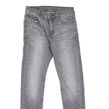 LEVI'S 510 Jeans Mens Grey Slim Skinny Stone Wash W27 L30