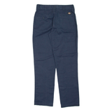 DICKIES FLEX Mens Trousers Blue Regular Straight W30 L31