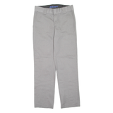 DICKIES FLEX Mens Trousers Grey Regular Straight W29 L30