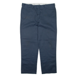 DICKIES Mens Trousers Blue Regular Straight W40 L30