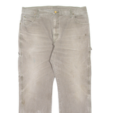 DICKIES Mens Trousers Grey Regular Straight W36 L29