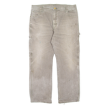 DICKIES Mens Trousers Grey Regular Straight W36 L29
