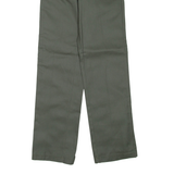 DICKIES Womens Trousers Green Regular Straight W28 L32