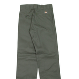 DICKIES Womens Trousers Green Regular Straight W28 L32
