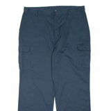 DICKIES Cargo Mens Trousers Blue Regular Straight W40 L32