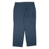 DICKIES Cargo Mens Trousers Blue Regular Straight W40 L32