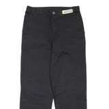 DICKIES Mens Trousers Black Regular Tapered W30 L30