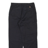 DICKIES Mens Trousers Black Regular Tapered W30 L30