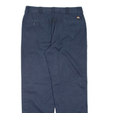 DICKIES Mens Trousers Blue Regular Straight W38 L34