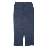 DICKIES Mens Trousers Blue Regular Straight W38 L34
