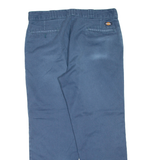DICKIES Mens Trousers Blue Regular Straight W38 L32