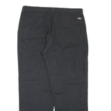DICKIES Mens Trousers Black Regular Straight W36 L30