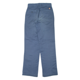 DICKIES Mens Trousers Blue Regular Straight W28 L32