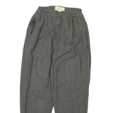 Womens Trousers Grey Loose Tapered W24 L27