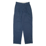 DICKIES Mens Trousers Blue Regular Straight W26 L32