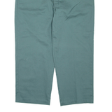 DICKIES Mens Trousers Green Regular Straight W36 L25