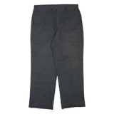 DICKIES Mens Trousers Black Regular Straight W36 L30